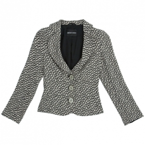 Pre Owned Emporio Armani Zig-Zag Jacket S