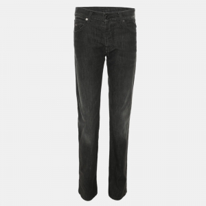 Pre Owned Emporio Armani Black Stretch Denim Jude Sexy Fit Jeans S