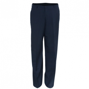 Pre Owned Emporio Armani Black Formal Men's Trousers M