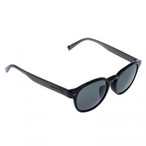 Ermenegildo Zegna Black EZ 0029 Round Sunglasses