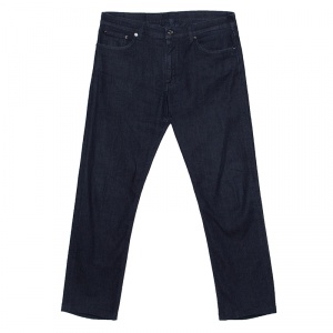 Pre Owned Ermenegildo Zegna Indigo Dark Wash Denim Slim Fit Jeans M