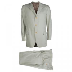 Ermenegildo Zegna Beige Pant Suit  L