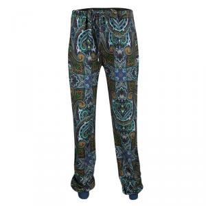 Etro Multicolor Paisley Printed Jersey Jogger Pants 3XL
