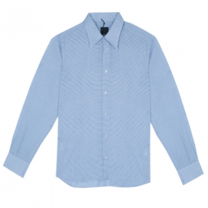 Fendi Light Blue Check Shirt EU41