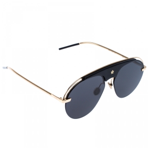 Dior Gold/Black Evolution Aviator Sunglasses