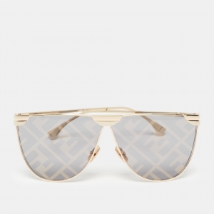 Fendi Gold FF Fabulous FF 0467/S Shield Sunglasses