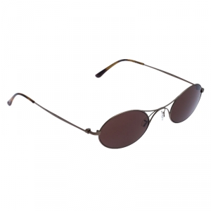 Giorgio Armani Metallic/Brown AR6018-T Titanium Frame of Life Sunglasses