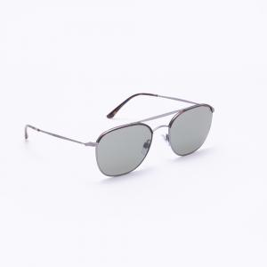 نظارة شمسية جورجيو أرماني فضية بيلوت مربعة