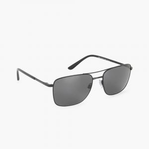 Giorgio Armani Black Pilot Square Sunglasses