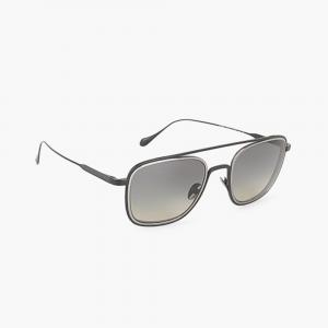 Giorgio Armani Black Pilot Square Sunglasses