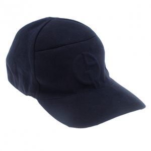 Giorgio Armani Blue Logo Baseball Cap Size 60