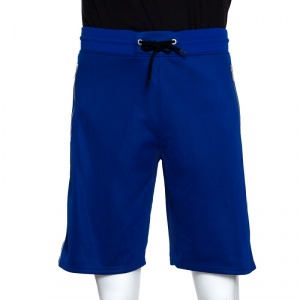 Givenchy Blue Jersey 4G Side Band Shorts S