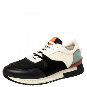 Givenchy Multicolor Mesh Suede Fabric And Leather T3 Low Top Sneakers Size 43