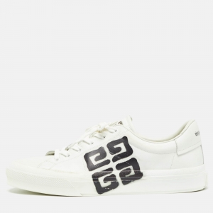 Givenchy White Leather Low Top Sneakers Size 45