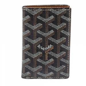 Goyard Brown Goyardine Coated Canvas St. Marc Bifold Card Holder