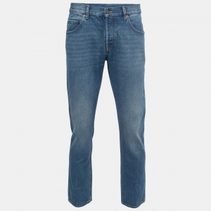 Gucci Blue Light Wash Tapered Jeans L / Waist 35"