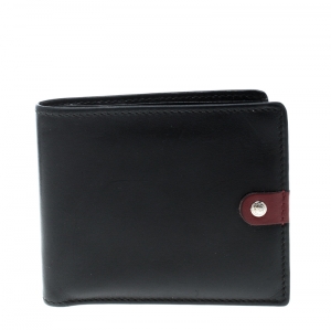 Gucci Black Leather Bifold Wallet