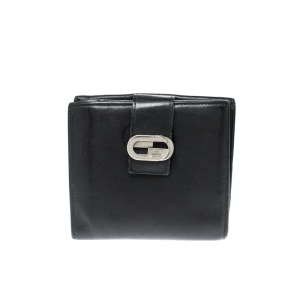 Gucci Black Leather Bi-Fold Wallet
