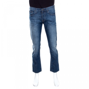 Gucci Indigo Faded Effect Regular Fit Denim Jeans S