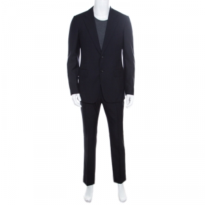 Gucci Navy Blue Wool Tailored Suit M