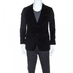 Gucci Dark Green Cotton Corduroy Blazer S
