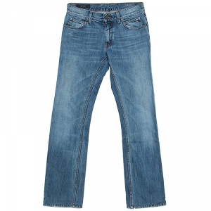 Gucci Blue Denim Straight Fit Jeans S
