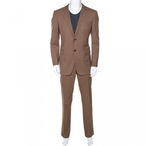 Gucci Brown Wool Tailored Suit XL