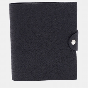 Hermes Black Togo Leather Ulysee PM Agenda Cover