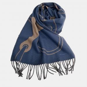 Pre Owned Hermes Multicolor Cashmere Scarf