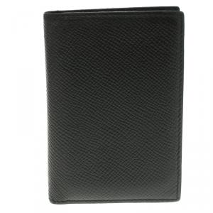 Hermes Black Leather Card Holder 