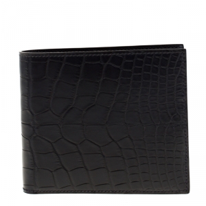 Hermes Blue Marine Alligator MC2 Copernic Wallet