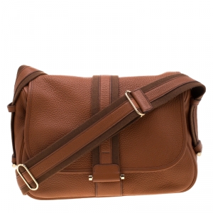 Hermes Etrusque Clemence Leather Bourlingue Messenger Bag