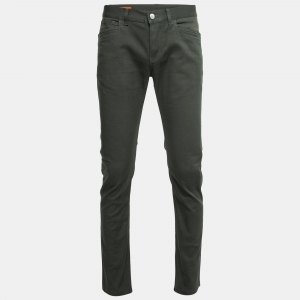 Hermes Dark Green Denim Jeans L Waist 33"