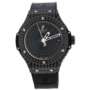 Hublot Black Ceramic / Titanium Big Bang Caviar 346.CX.1800.RX Men's Wristwatch 41MM