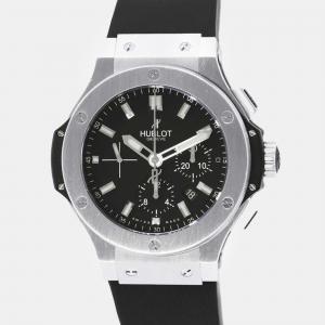 Hublot Black Stainless Steel Big Bang 301.SX.1170.RX Automatic Men's Wristwatch 44 mm