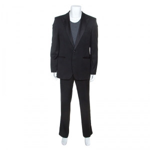Hugo Boss Black Wool Cary Grant Super 110 Tuxedo XL