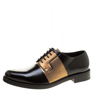 Jimmy Choo Two Tone Leather Alaric Lace Up Derby Size 43