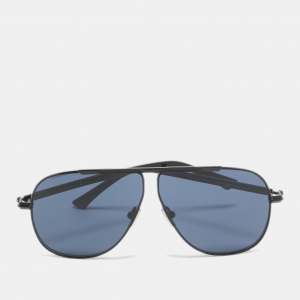 Jimmy Choo Black Ewan/S Aviator Sunglasses