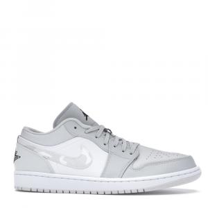 Nike Jordan 1 Low White Camo Sneakers US Size 8.5 EU Size 42