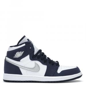 Nike Jordan 1 Retro High Japan Midnight Navy Sneakers Size EU 37.5 US 5Y