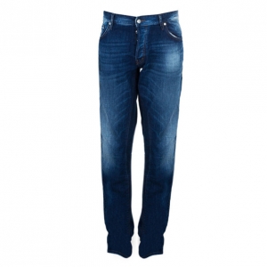 Just Cavalli Blue Relaxed Fit Men's Jeans XXL