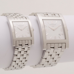 Pre Owned Longines Dolce Vita Quartz His and Her Watches SS/Silver