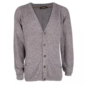Loro Piana Purple Baby Cashmere Cardigan 3XL