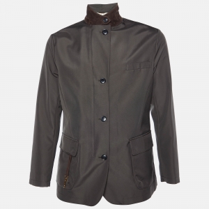 Pre Owned Loro Piana Grey Roadster Villa D'Este Jacket L