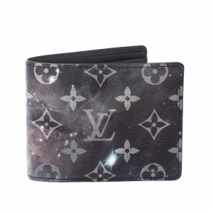 Louis Vuitton Grey Galaxy Monogram Canvas Multiple Bifold Wallet