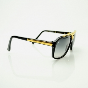 Pre Owned Louis Vuitton Black Evidence Sunglasses