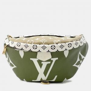 Louis Vuitton Bumbag Khaki/White/Beige Monogram Monogram Giant
