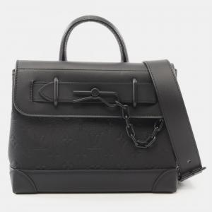 مملوكة مسبقًا حقيبة لويس فيتون ستيمر بي إم جلد مونوغرام توريلون سوداء