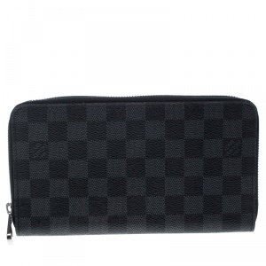 Louis Vuitton Damier Graphite Canvas Zippy Organizer Wallet