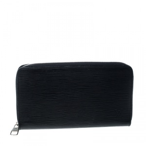 Louis Vuitton Black Epi Leather Zippy Organizer Wallet
